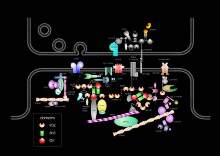 Figure 2: Post-synaptic proteins and their interactions
